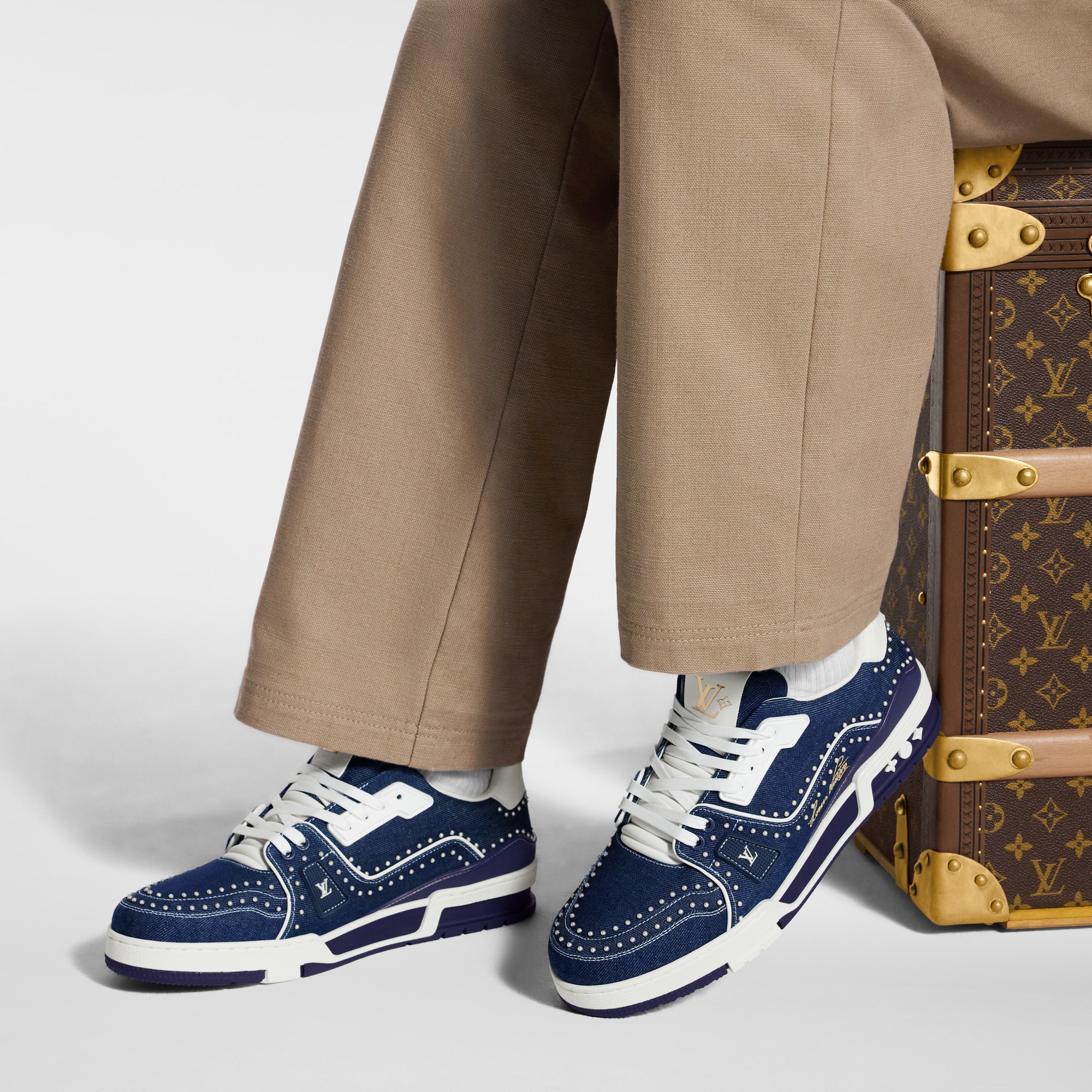 LV Trainer Sneaker - Men - Shoes | LOUIS VUITTON ®